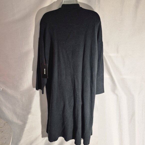 Promesa lovely long Cardigan sweater, 40" long, Dark Bluish Grey, Large. NWT - Picture 13 of 16